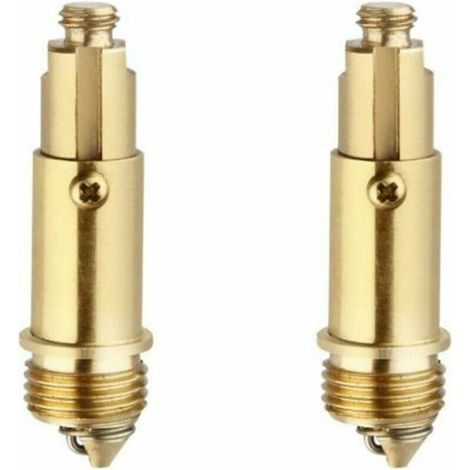 Bouchon Évier Remplaçable - Bouchon Clack Pop-Up à Ressort - Compatible avec Éviers et Baignoires - Lot de 2 (1/5)