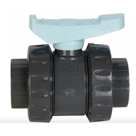 Vanne PVC à boisseau sphérique PN-16 Astore Vanne anti-block Ø 50 mm (1/2)