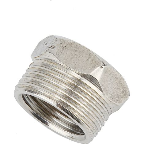 5 Stück G1/2” Edelstahl-Rohrverbindungsstücke Adapterverbinder für Bad und Küche (A) (1/5)