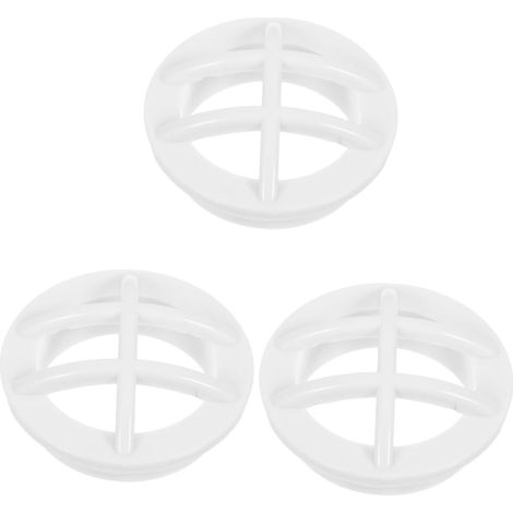 3 Pièces Grille de sécurité Murale pour Piscine Grille d'entrée Murale approvisionnement de la Piscine Doublure Accessoire de Piscine raccord d'admission remplaçable Abdos Blanche