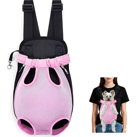 Haustierrucksack, atmungsaktiv, Polyester, verstellbar, Wandern, Camping, Reisen (1/5)