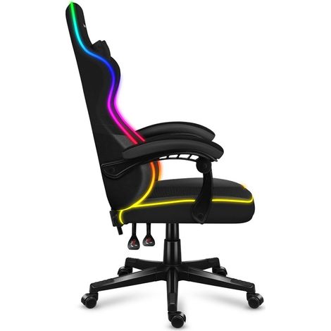 Sedia da gaming Huzaro Force 4.4 RGB in rete nera (1/5)