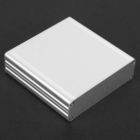Boîtier en aluminium, boîte de jonction pour circuit imprimé, accessoires électriques, coloris sable, coloris argent, dissipation thermique, type split (1/5)