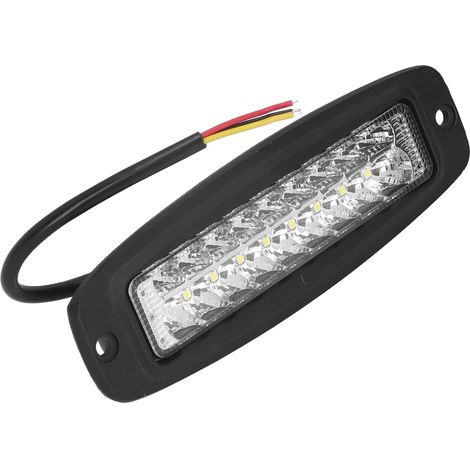 18-W-LED-Warnleuchte, 2800 lm, gelb-weißes Licht, IP67 wasserdicht, für Jeep, LKW, PKW und SUV (1/5)
