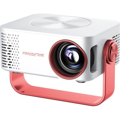 Smart Mini Projector, Wi-Fi and Bluetooth Compatible, Home Movie Projector with 4K Resolution, (1/5)