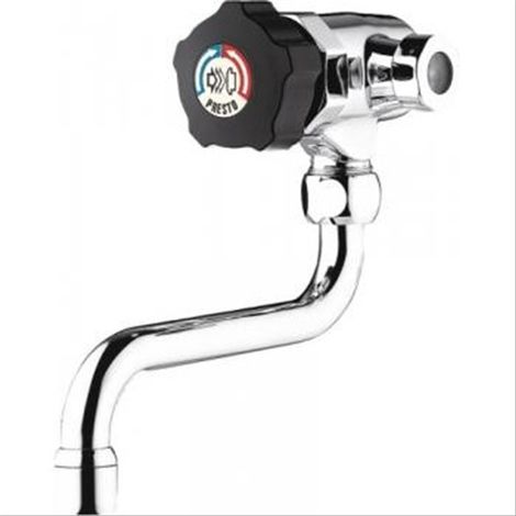 Mitigeur monocommande mural Presto 3500 bouton noir