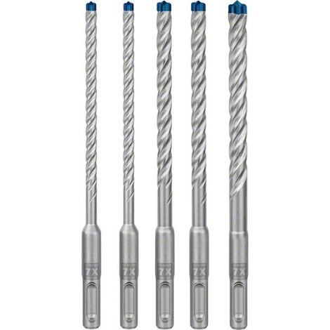 Bosch SDS-Plus 7X Estuche de 5 Brocas para Hormigón Armado