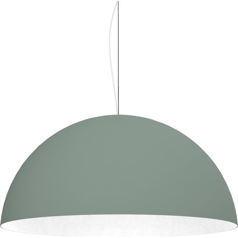 LUMICOM CASSIS Sospensione, 1XE27, max 42W, metallo, verde iceberg/bianco, D60cm