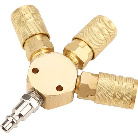 Luftkompressor, Druckluftwerkzeuge, Schnellkupplungen für Luftschläuche (1/4" amerikanisches T-Stück) (1/5)
