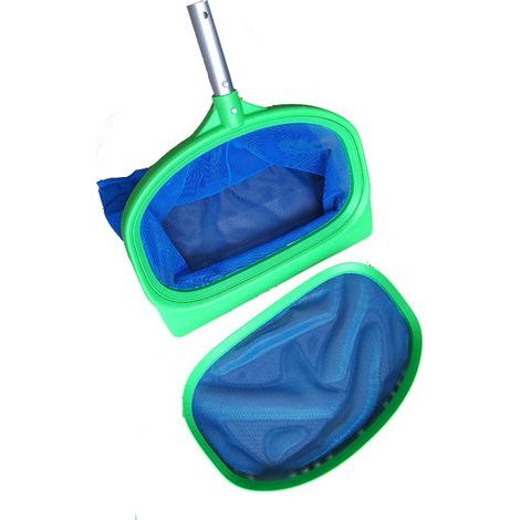 2-in-1 Feinmaschen-Poolnetz, Teichnetz zur Algenentfernung, Poolnetz mit tiefen Maschen (1/5)