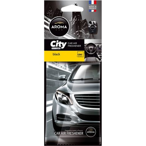 Ambientador negro Aroma CAR City Card