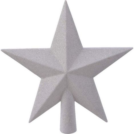 Stella Bianca per Albero di Natale 19x4.2x19cm (1/2)