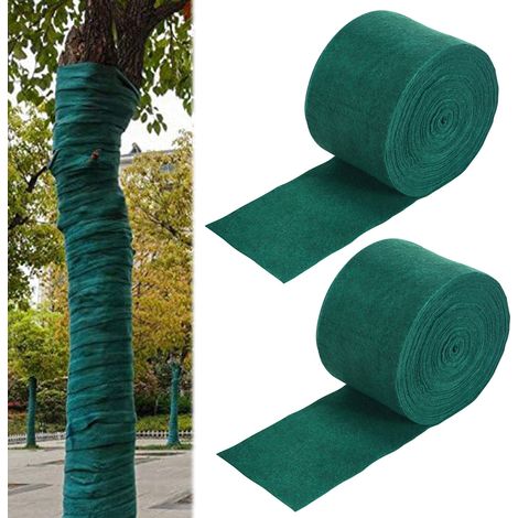 Baumschutzband – 20 Meter lang, kältebeständig, zum Schutz von Baumstämmen und Pflanzen. Frostsicheres Klebeband für Bäume und Sträucher, um diese warm und feucht zu halten. (1/5)