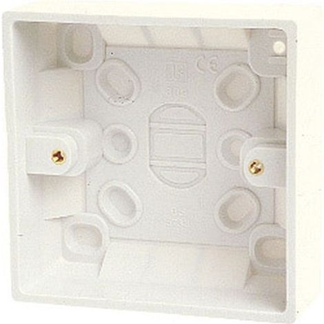 Dencon 8899NB Pattress Box 1-Gang 28/32mm DCN8899NB (1/2)