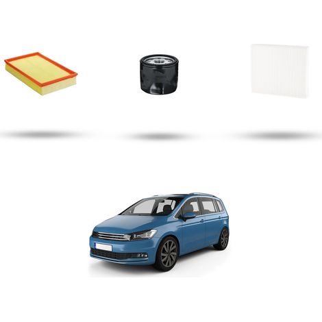 Kit tagliando 3 filtri compatibile con Vw Touran (5T) 1.5 TSI 110kw dal 2018 (1/5)