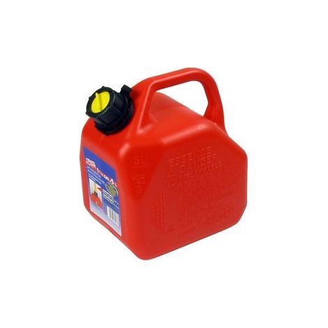 Jerrican plastique avec bec verseur 5L – Polyéthylène PRO – Norme UN 3H1/Y/140/YY pour matières dangereuses – Résistant aux produits chimiques - PRO 5 L (1/3)