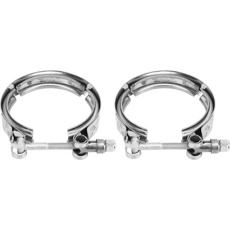 1 paire de colliers d'échappement en V turbo 3069053, résistants aux hautes températures, pour moteur Cummins 5,9 L (1/5)