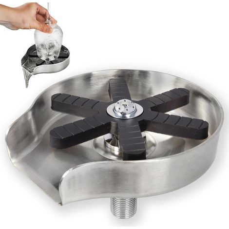 Rince-verre automatique haute pression pour évier – Lave-verres professionnel en acier inoxydable – Nettoyant pour verre idéal pour cuisine et restaurant (1/5)