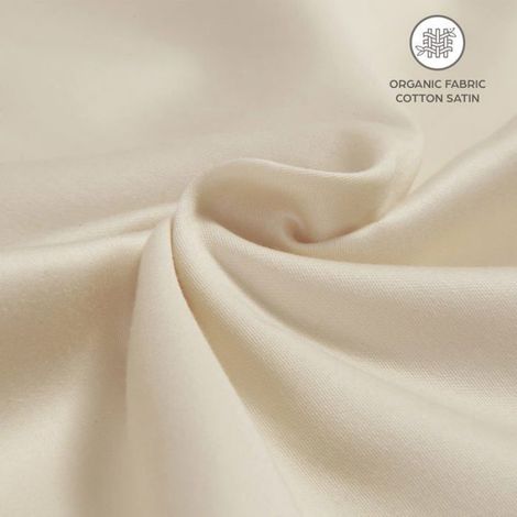 Housse De Coussin - Satin Coton Pur - Pour Canapé Chambre Jardin - Lot De 2 (1/4)
