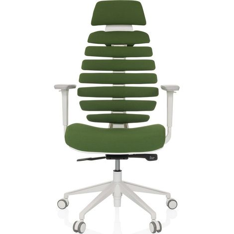 [GEBRAUCHT] B-Ware hjh OFFICE Bürostuhl Drehstuhl Ergo Line W Mystic Forest Stoff Profi Stuhl (1/2)