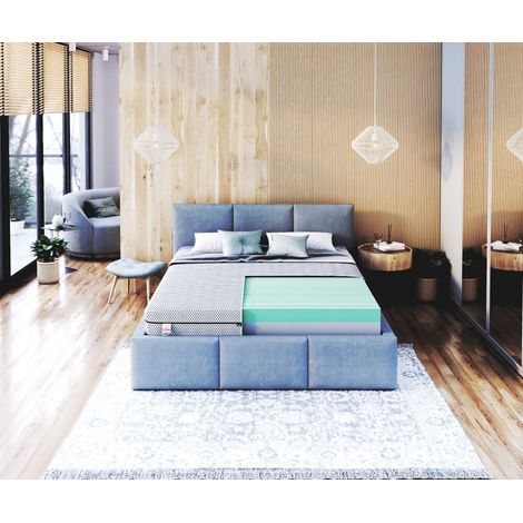 Matelas Space - Mousse haute résilience HR - Epaisseur 21cm (1/5)