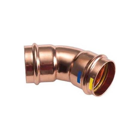 Raccordi a pressare in rame e bronzo per acqua e gas, serie B ONE.(DianFlex) Misura: Diam. 35