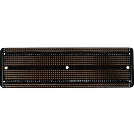 Carte PCB soudable pour projets électroniques, plaquée Or 52 x 173 mm (1/5)
