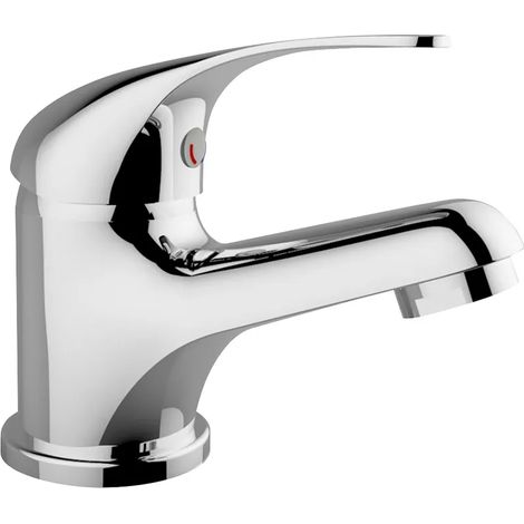 Miscelatore lavabo in ottone cromato con piletta di scarico  Fast (1/2)