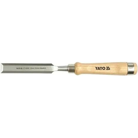 Cincel de 28 mm con mango de madera CR-V (1/3)