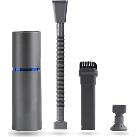 Leichter, tragbarer, kabelloser Staubsauger mit 2-in-1-Funktion: Handstaubsauger für Auto, Innenraum, Zuhause und Tastatur (1/5)