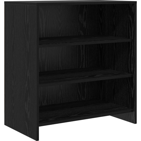 Buffet Meuble de rangement Noir 70 x 41 x 75 cm Bois d'ingénierie (1/5)