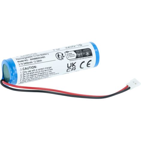 vhbw Batería reemplaza Eschenbach 3200-1B para lectura electrónica (3400 mAh, 3,7 V, Li-Ion)