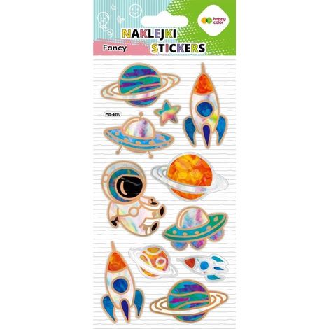 Adesivi 3D Fancy Cosmos Dream 90x210 dai colori vivaci