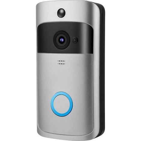 Tbest Kabellose Video-Türklingel – Infrarot-Türkamera – WLAN-Video-Gegensprechanlage (1/4)