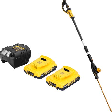 Cortasetos inalámbrico DeWalt DCMPH 566 D2 18 V 55 cm + 2x batería recargable 2,0 Ah + cargador (1/5)