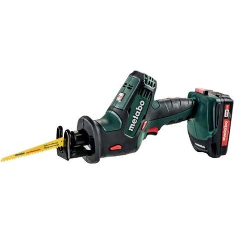 Sierra de sable METABO SSE 18 LTX 2 x 2,0 Ah Li-Power, ASC 55, maletín - 602266500
