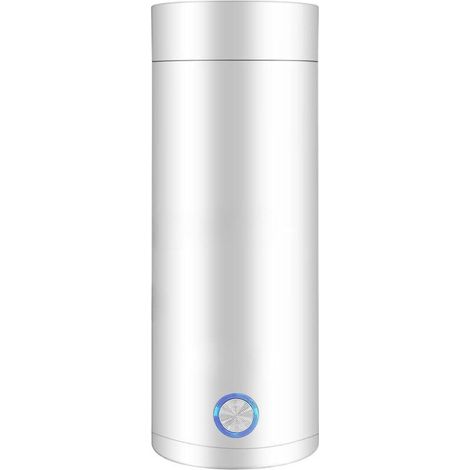 Bouilloire portable 400 ml, mini bouilloire de voyage, verre résistant, compacte –