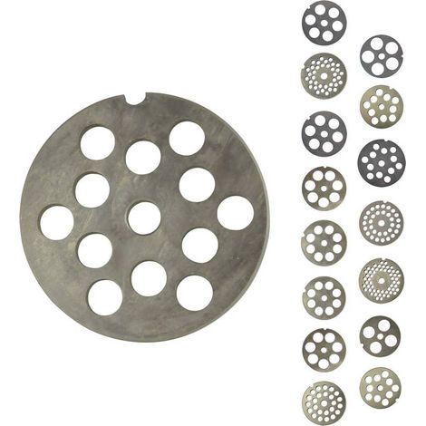 PIASTRA PER TRITACARNE Per n. 22 - 7 fori da 18 mm.