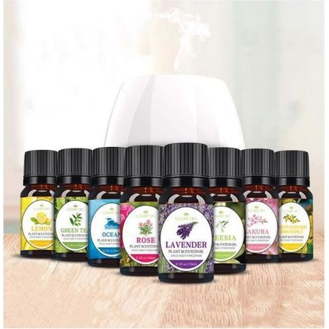 Coffret de 12 flacons d'huiles essentielles d'aromathérapie 100% naturelles - Sauna, multicolore HUILE DE MASSAGE (1/5)