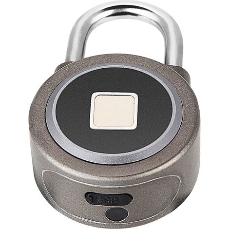 Cadenas antivol intelligent sans clé, étanche et à empreinte digitale, contrôlable via application, avec Bluetooth et contrôle par application.