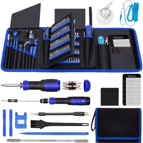 Kit De Tournevis Électronique - 200 Pièces - Embouts CR-V HRC62 - Tige Flexible Et Tige Télescopique - Pour Réparation Téléphone, Ordinateur, Console, Montre, Lunettes