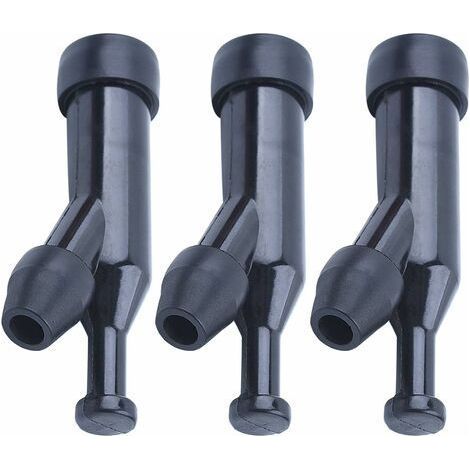 Lot de 3 Capuchons de Bougie d'allumage pour Honda GX160 GX390 GX120 GX240 GX270 GX340, Soufflet de Bougie d'allumage Résistance Pièces de Rechange Professionnelles (1/4)