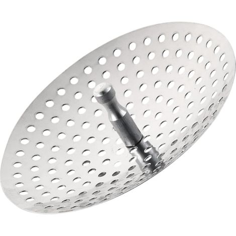Spülbecken Siebverschluss Edelstahl 8 cm Durchmesser mit