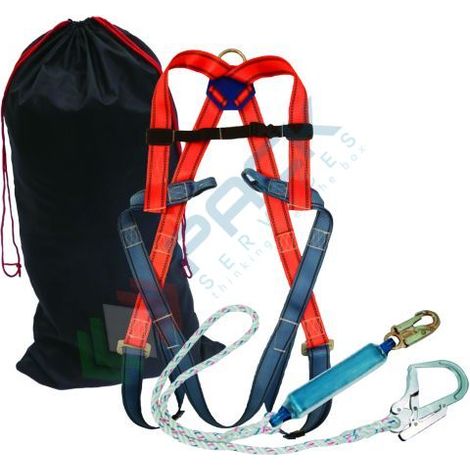 Portwest FP62RER Kit Anticaduta, Rosso