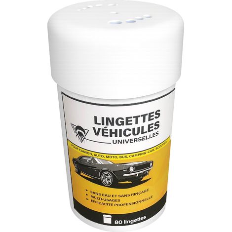 Méduze - Lingettes nettoyantes pour véhicules - Boîte de 80 unités - Universelles - Professionnelles (1/5)