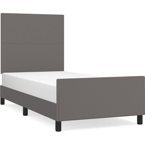 Maison Exclusive - Giroletto con Testiera Crema 90x200 cm in Similpelle (1/5)