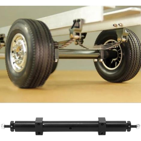 Essieu Arrière Renforcé pour Remorque Tamiya 1/14 - 120mm, Pièce de Rechange et Amélioration