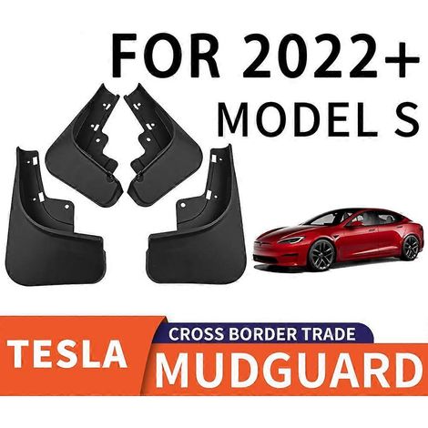 Pour Tesla Model S 2022-2025, bavettes de protection, accessoires auto, protection de garde-boue, pièces automobiles ( ) (1/5)