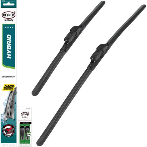 HEYNER® Scheibenwischer-Set 650 mm & 530 mm Set Fahrer- & Beifahrerseite PREMIUM Qualität