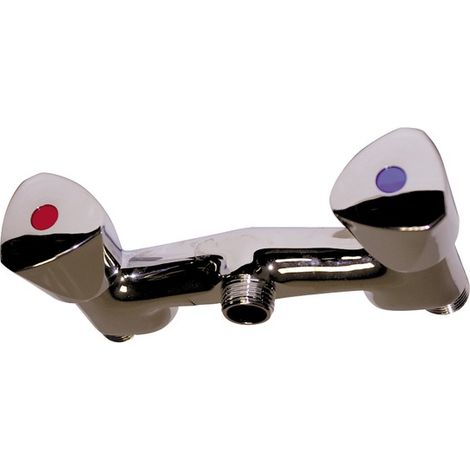Baustellen-Armatur - Brausebatterie Mittenabstand 135 - DIFF: 99277